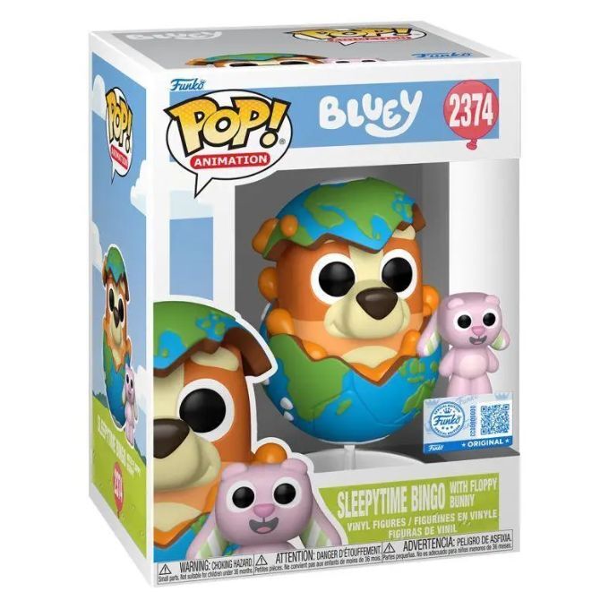 Pop! Vinyl - Bluey Sleepytime Bingo with Floppy Bunny US Exclusive