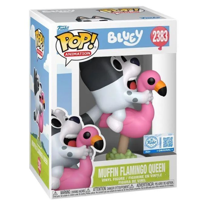 Pop! Vinyl - Bluey Muffin Flamingo Queen US Exclusive