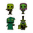 Loungefly Disney The Nightmare Before Christmas - Blacklight Enamel Pin Set