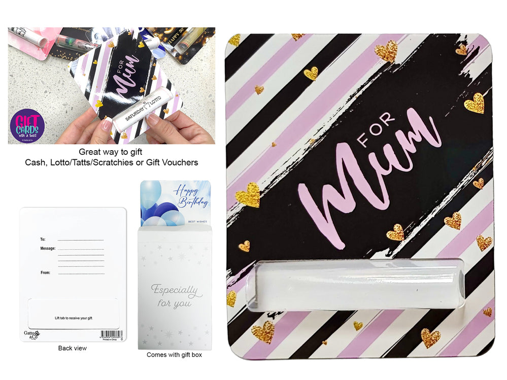 Gift Card With A Twist - For Mum