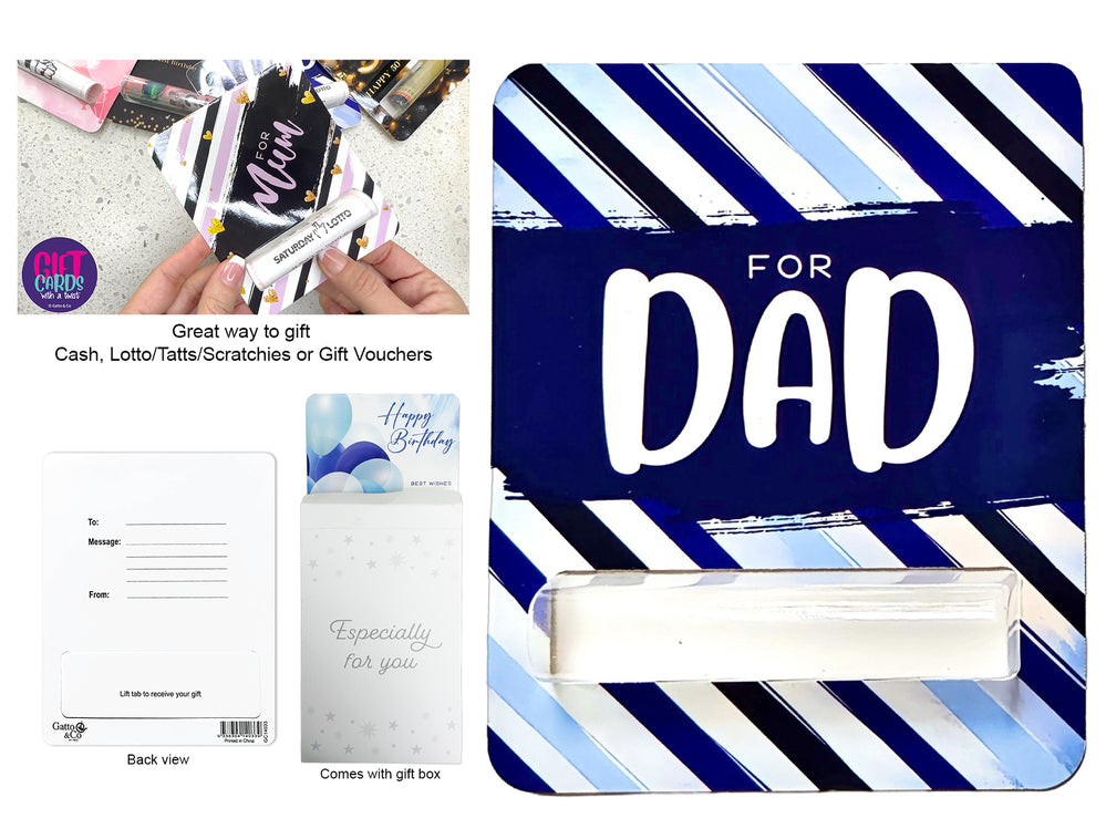 Gift Card With A Twist - For Dad