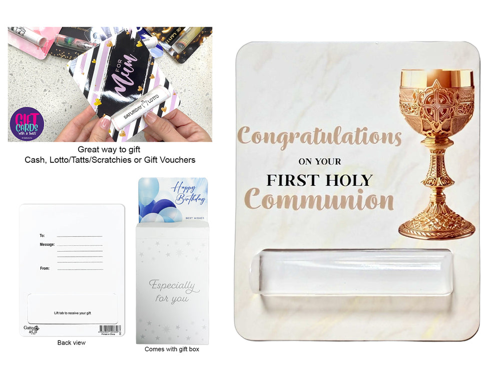 Gift Card With A Twist - Holy Communion