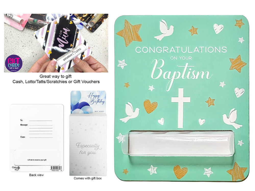 Gift Card With A Twist - Baptism