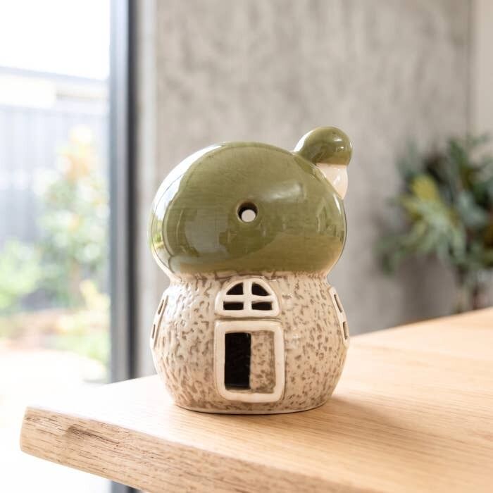 Splosh Whimsical Garden - Ceramic Moondrop Mushroom Light Up House