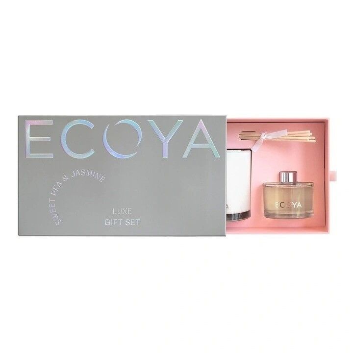 Ecoya Luxe Gift Set - Sweet Pea & Jasmine
