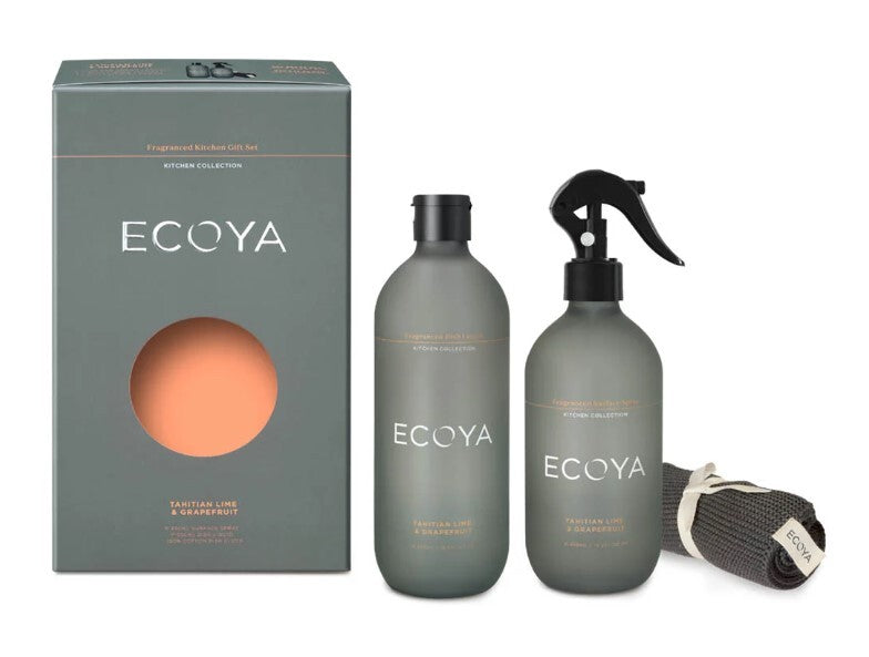 Ecoya Kitchen Gift Set - Tahitian Lime & Grapefruit