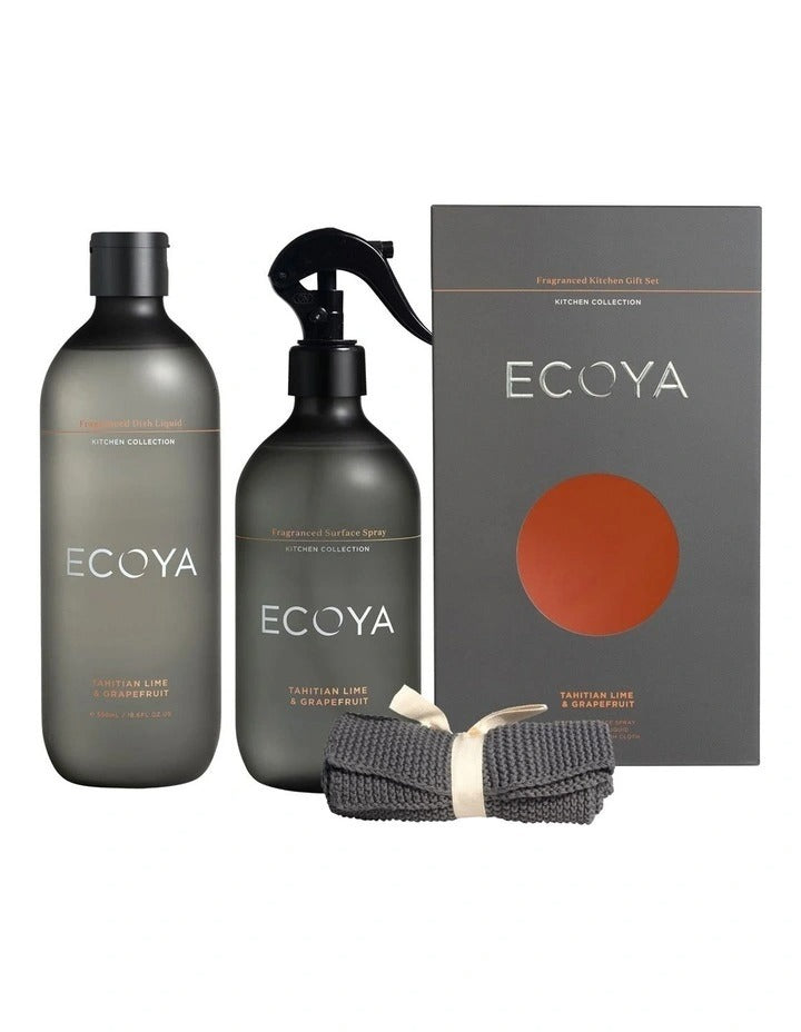 Ecoya Kitchen Gift Set - Tahitian Lime & Grapefruit