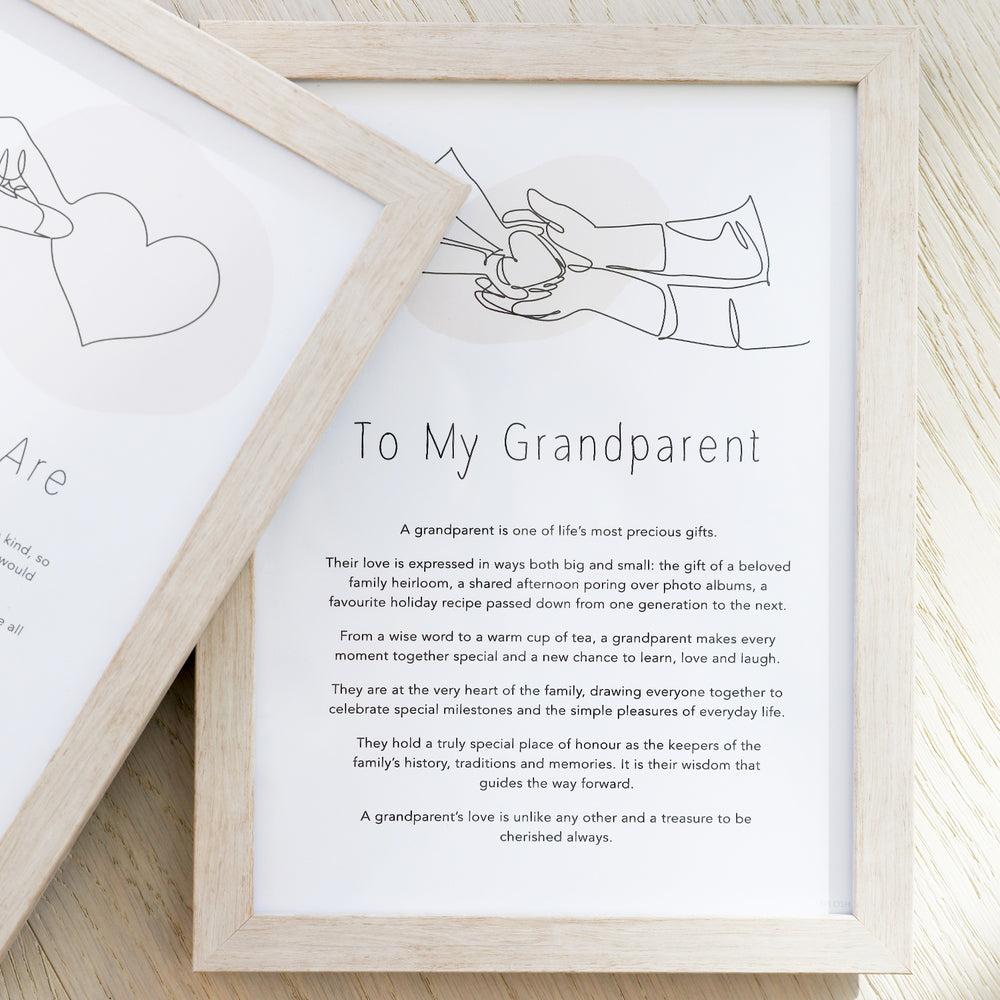 Splosh Gift Of Words plaque - To My Grandparent