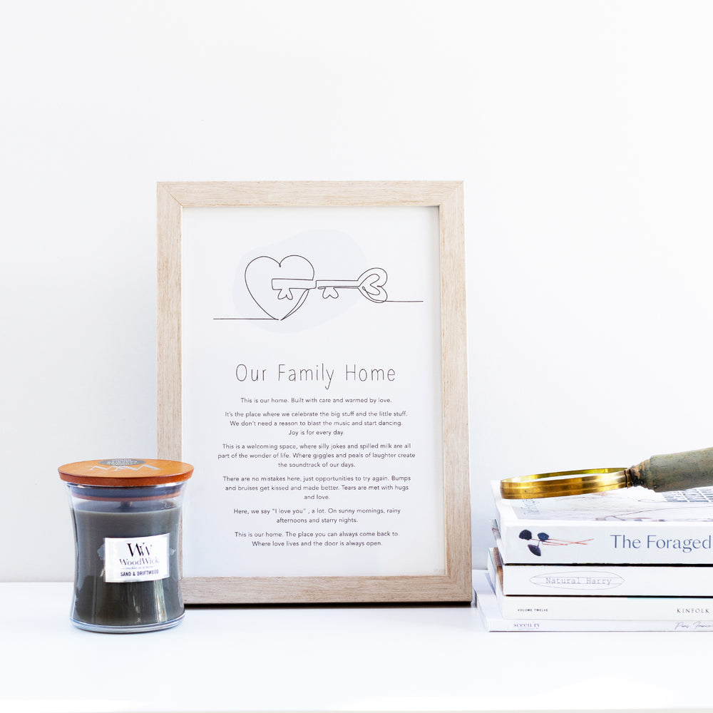 Splosh Gift Of Words plaque - Family
