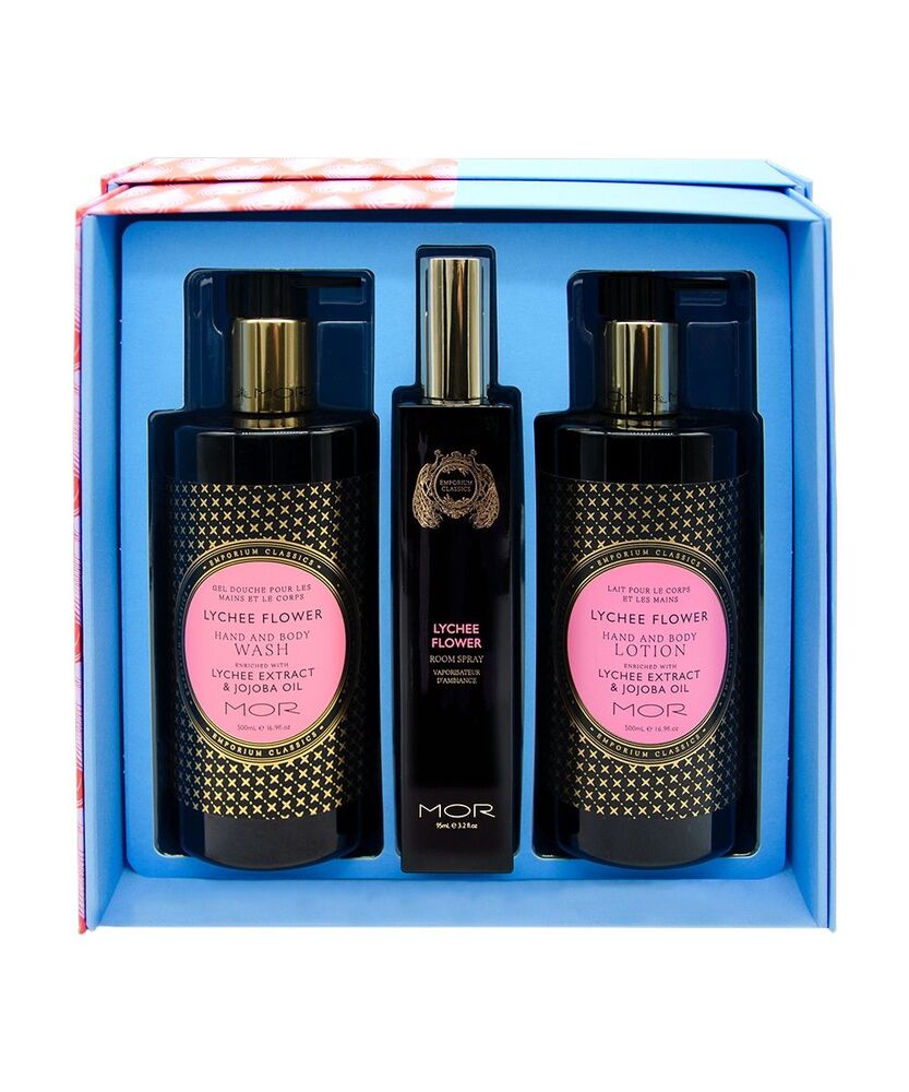 MOR Blue Skies Ahead Body & Home Trio - Lychee Flower