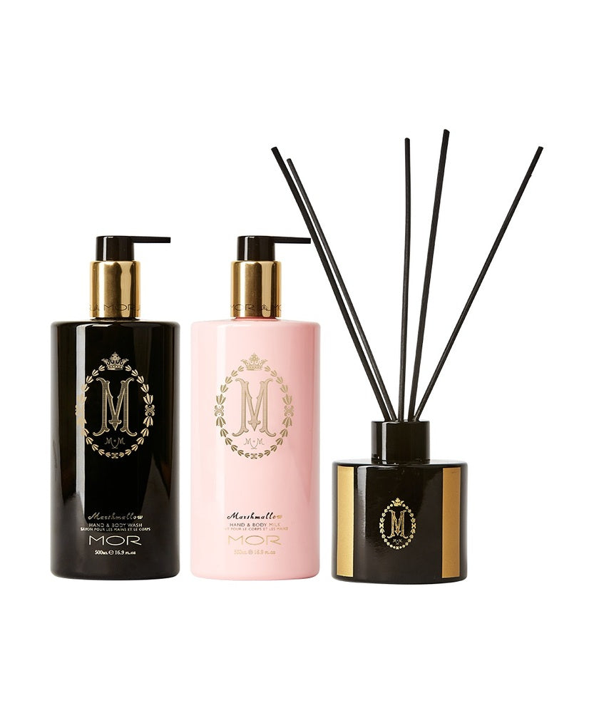 MOR Marshmallow Purple Rain Body & Home Trio
