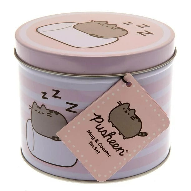 Impact Merch - Pusheen Marshmallow Tin Mug and Coaster Gift Set