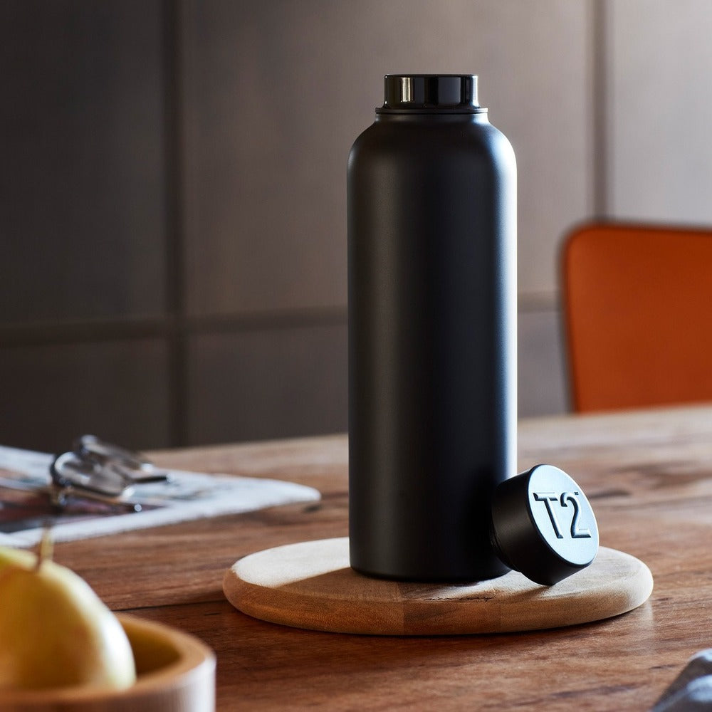 T2 Stainless Steel Flask - Black