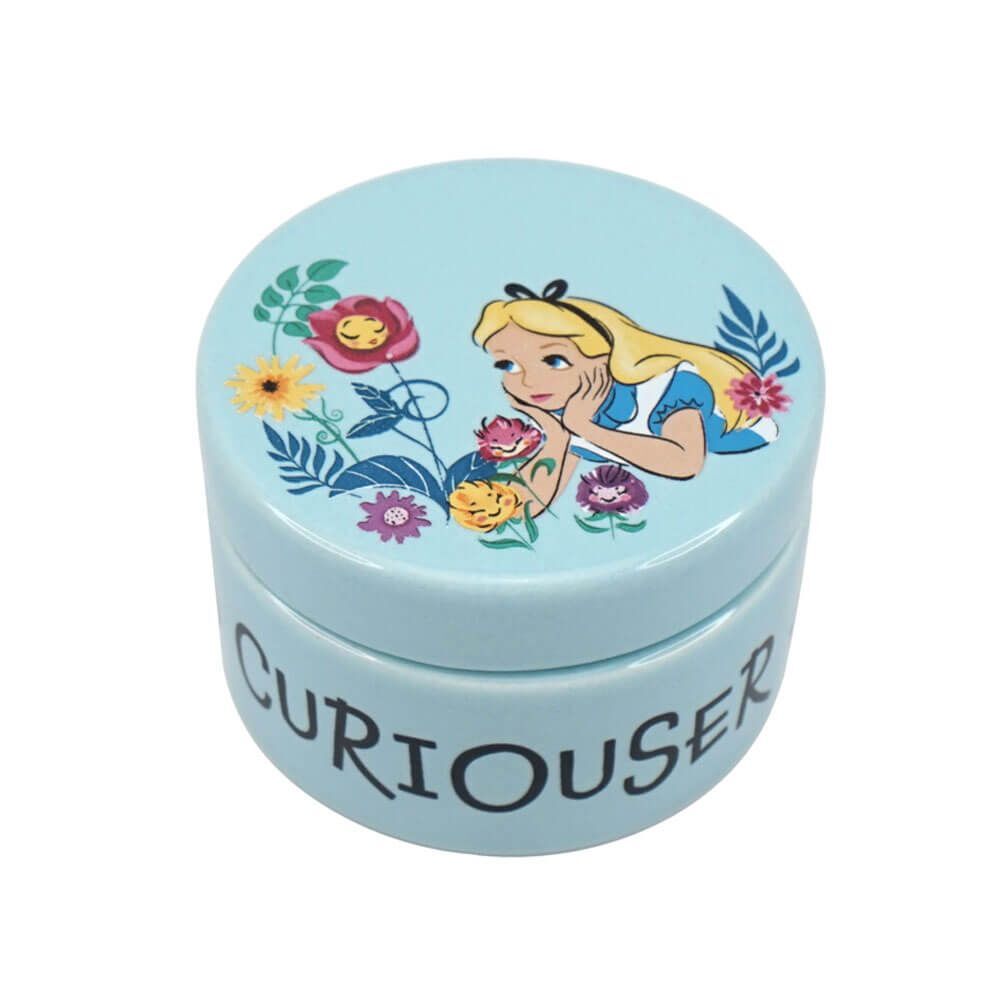 Half Moon Bay Disney - Round Trinket Box - Alice In Wonderland