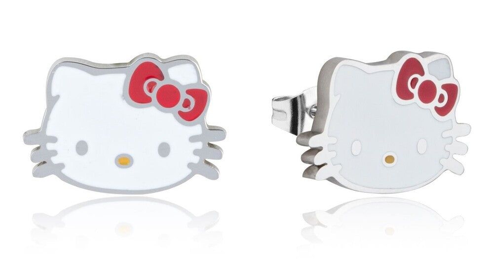 Couture Kingdom - Sanrio - Hello Kitty Stud Earrings Silver