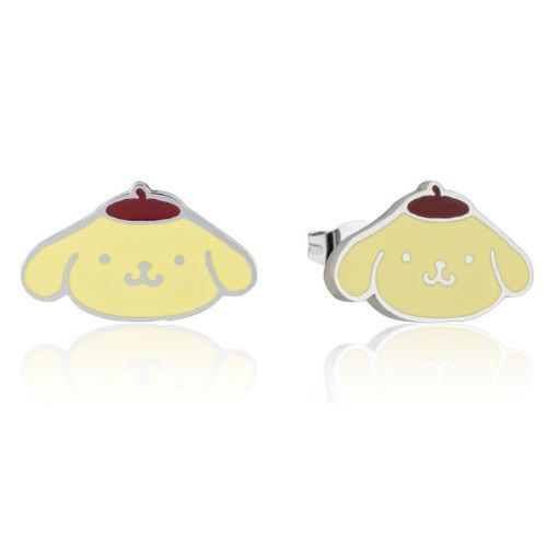 Couture Kingdom - Sanrio - Pompompurin Stud Earrings Silver