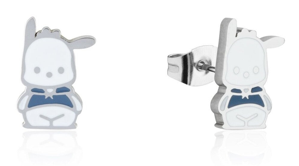 Couture Kingdom - Sanrio - Pochacco Stud Earrings Silver