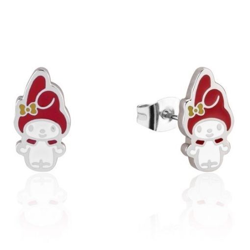 Couture Kingdom - Sanrio - My Melody Full Body Stud Earrings Silver