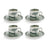 Spode Heritage Green Italian - Espresso Cup & Saucer (Set of 4)