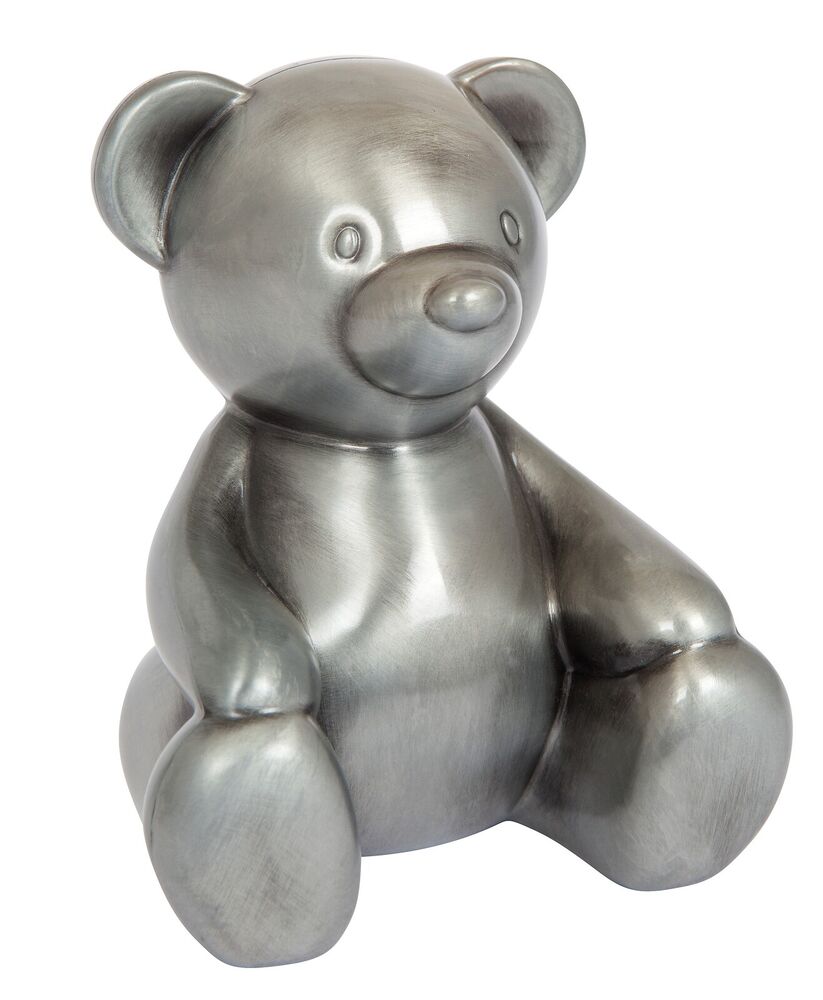 Russell Collection Money Bank - Pewter Finish Edward Bear