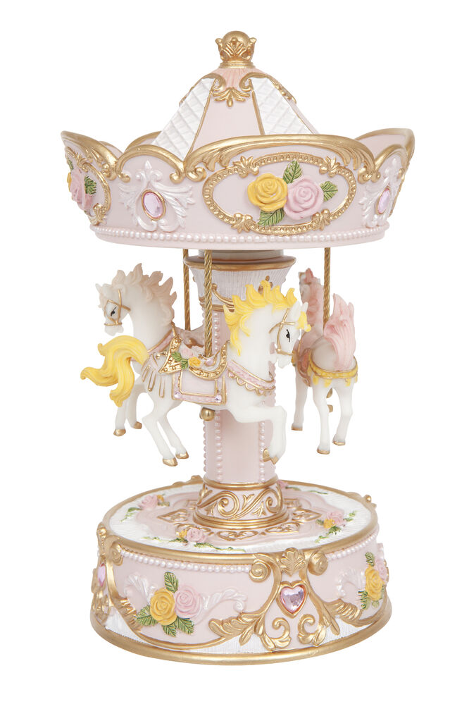 Russell Collection Resin Carousel - Les Artes with Music