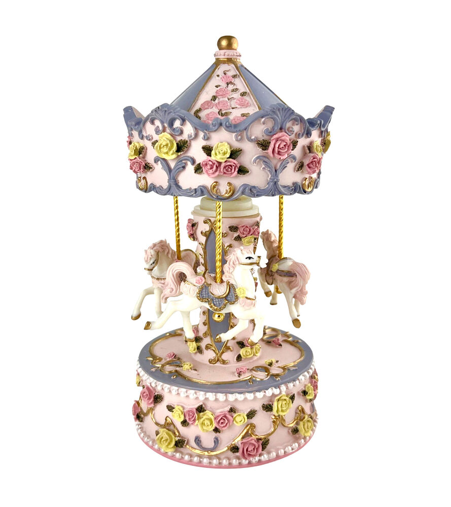 Russell Collection Carousel - 3 Horse Petite Pearl