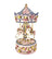 Russell Collection Carousel - 3 Horse Petite Pearl