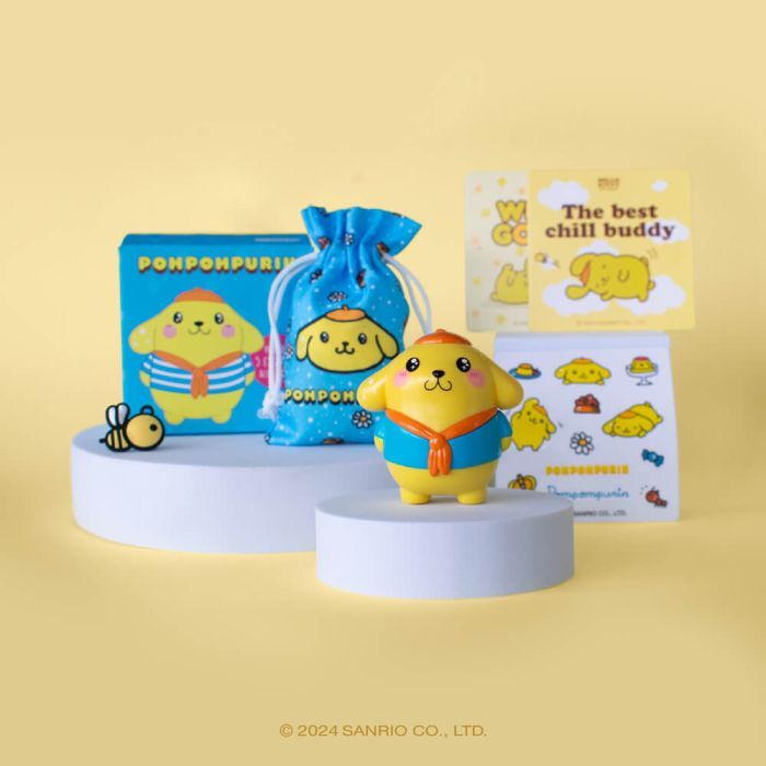 Hello Kitty and Friends - Friendship Box Figurine - Pompompurin