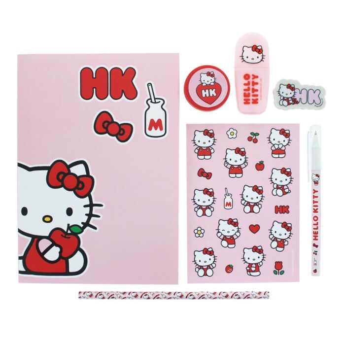 Hello Kitty Pretty In Pink - Super Stationery Set