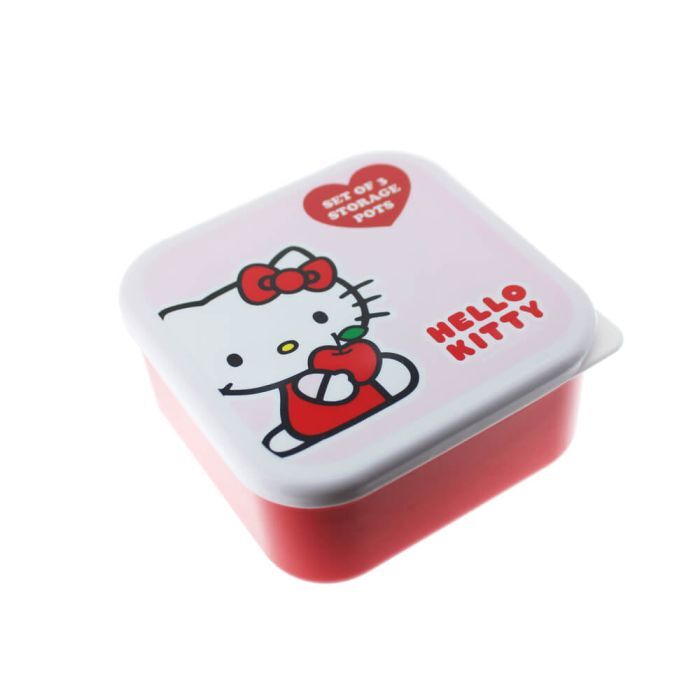 Hello Kitty Pretty In Pink - Storage Pots (Set of 3)