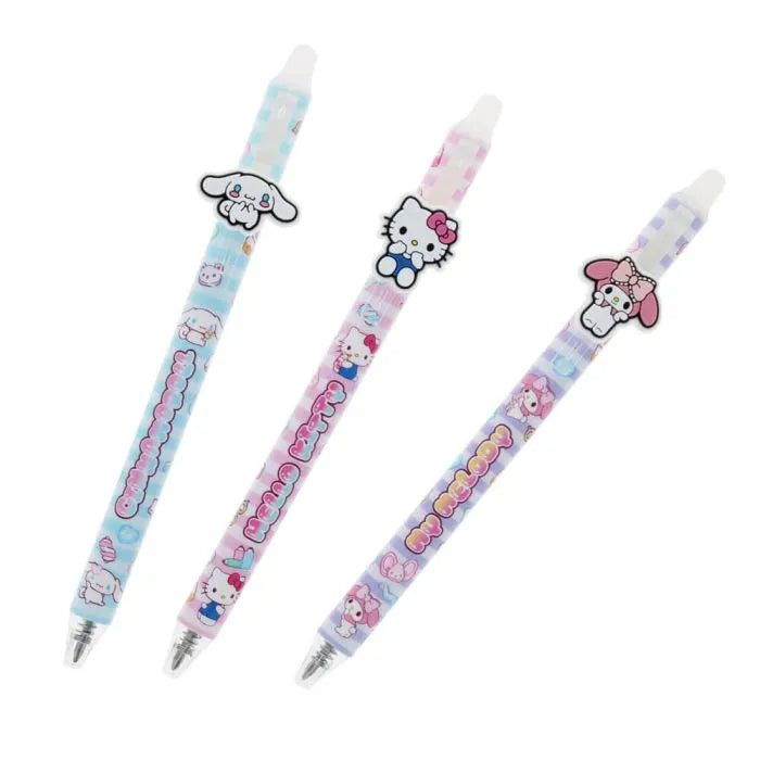 Hello Kitty and Friends Sweets - Erasable Gel Pens (Set of 3)