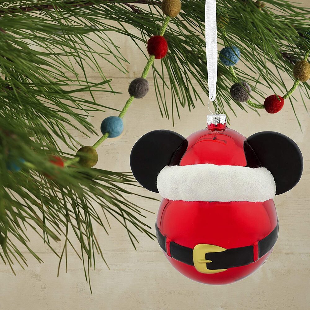 Hallmark Blown Glass Hanging Ornament - Disney Mickey Mouse