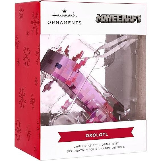 Hallmark Resin Hanging Ornament - Minecraft Axolotl