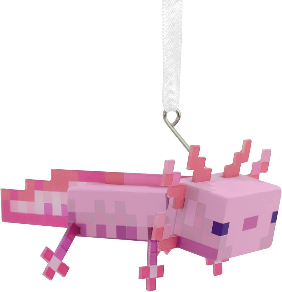 Hallmark Resin Hanging Ornament - Minecraft Axolotl