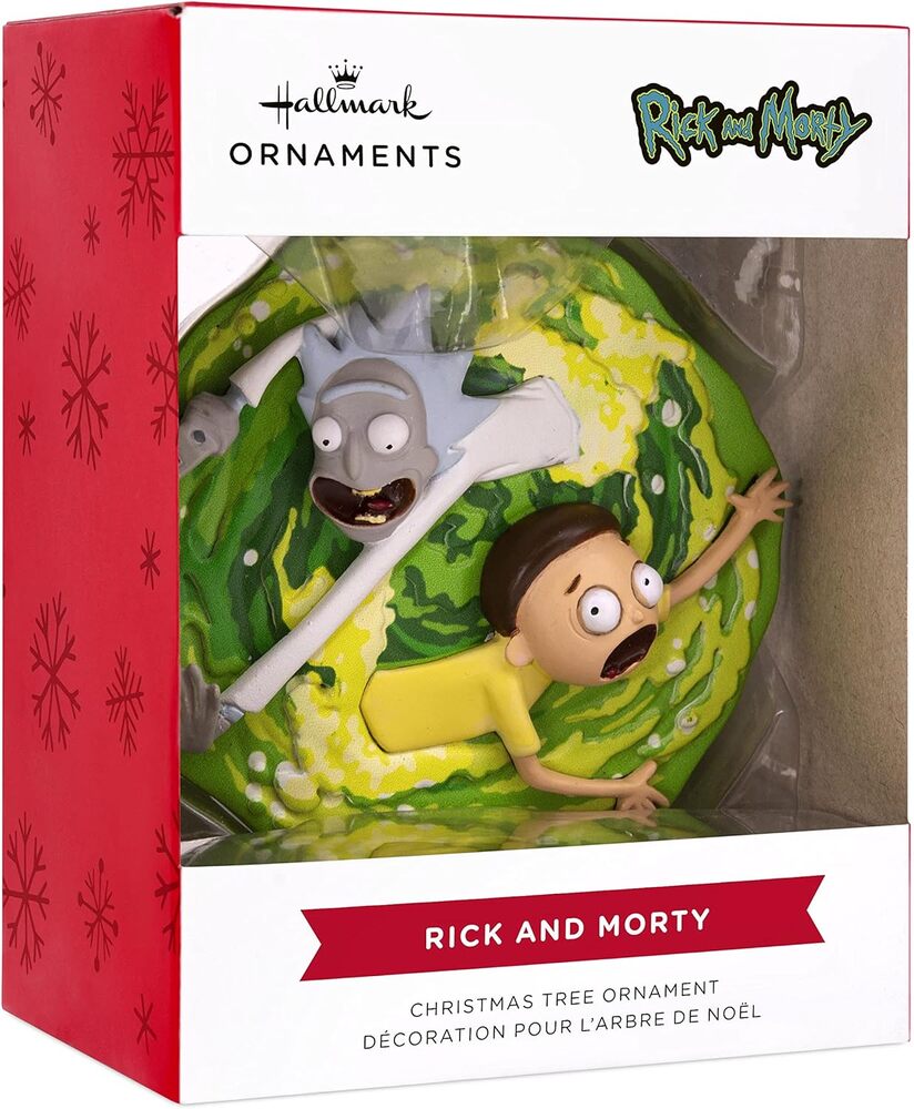 Hallmark Resin Hanging Ornament - Rick and Morty
