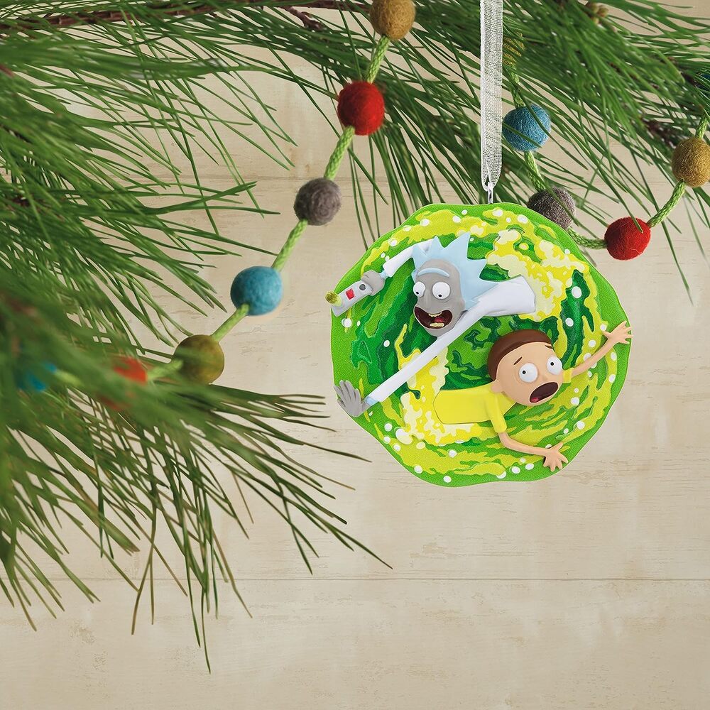 Hallmark Resin Hanging Ornament - Rick and Morty
