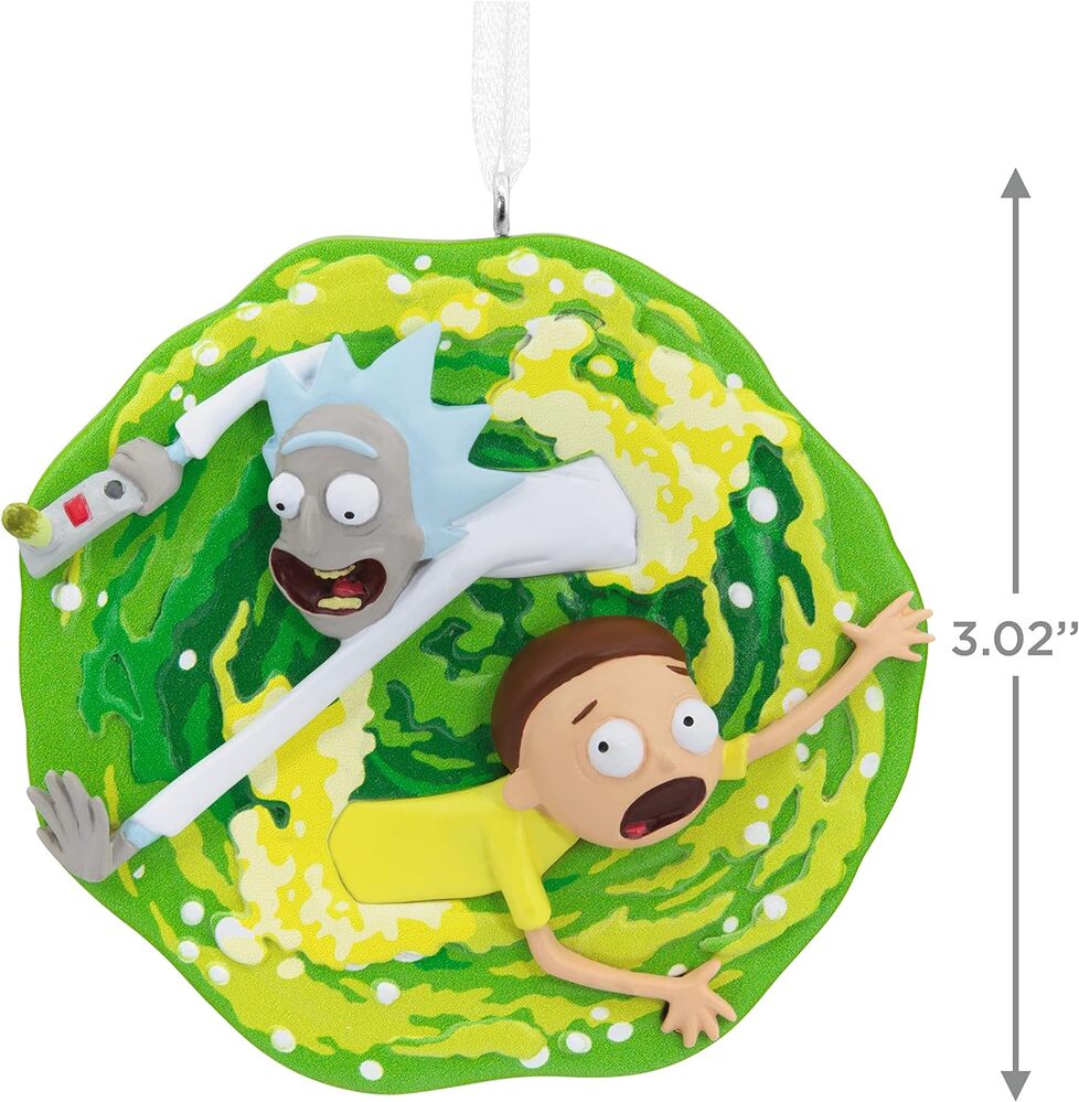 Hallmark Resin Hanging Ornament - Rick and Morty