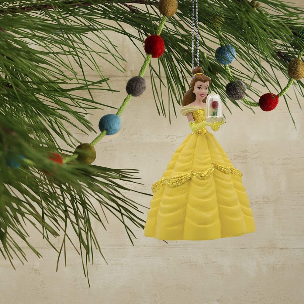 Hallmark Resin Hanging Ornament - Disney Beauty And The Beast Belle