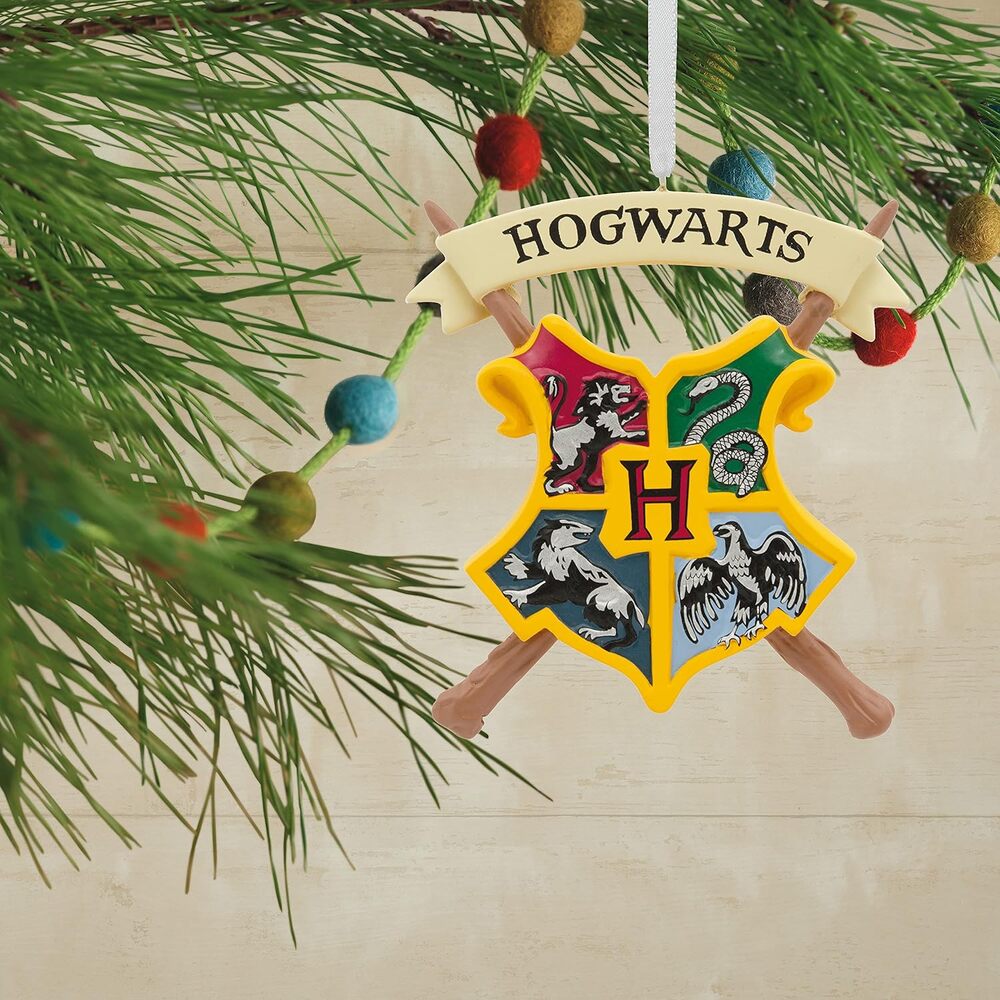 Hallmark Resin Hanging Ornament - Harry Potter Hogwarts Crest
