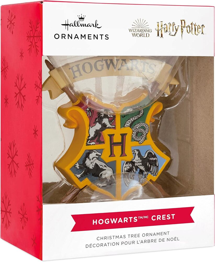 Hallmark Resin Hanging Ornament - Harry Potter Hogwarts Crest