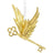 Hallmark Metal Hanging Ornament - Harry Potter Winged key