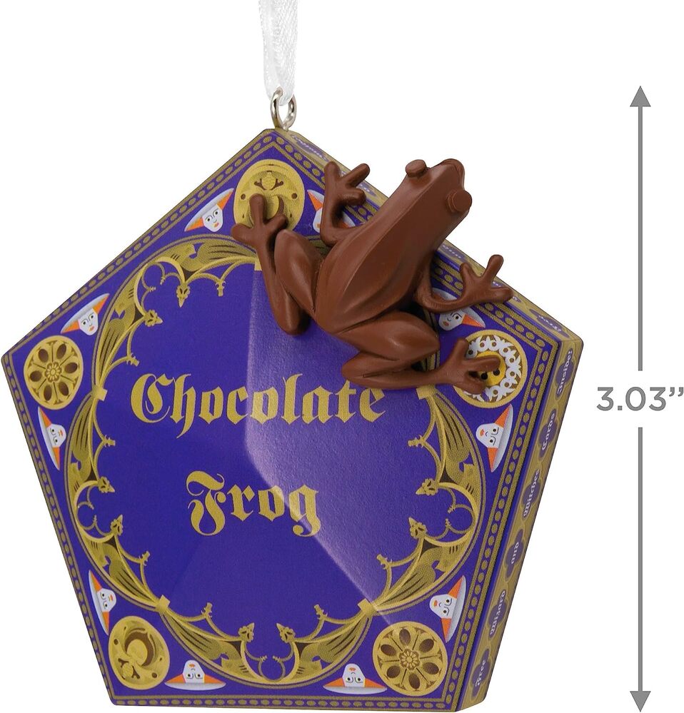 Hallmark Resin Hanging Ornament - Harry Potter Chocolate Frog