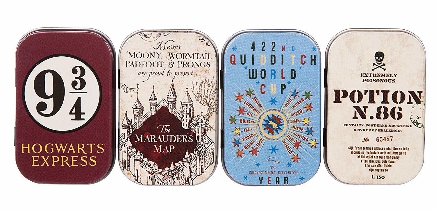 Harry Potter - Set of 4 Map Tins