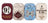 Harry Potter - Set of 4 Map Tins