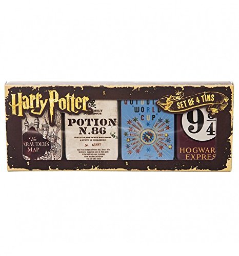 Harry Potter - Set of 4 Map Tins