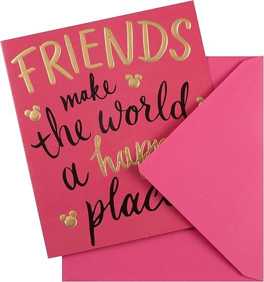 Hallmark Card - Disney Friends Birthday Card