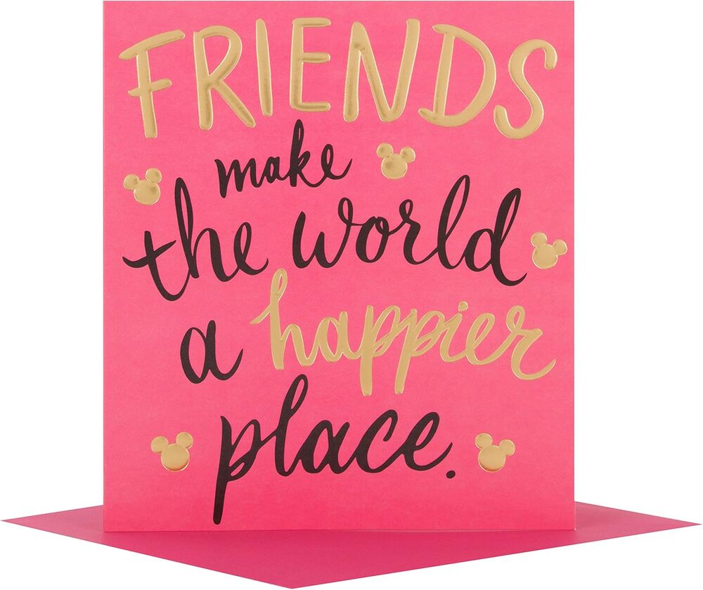 Hallmark Card - Disney Friends Birthday Card