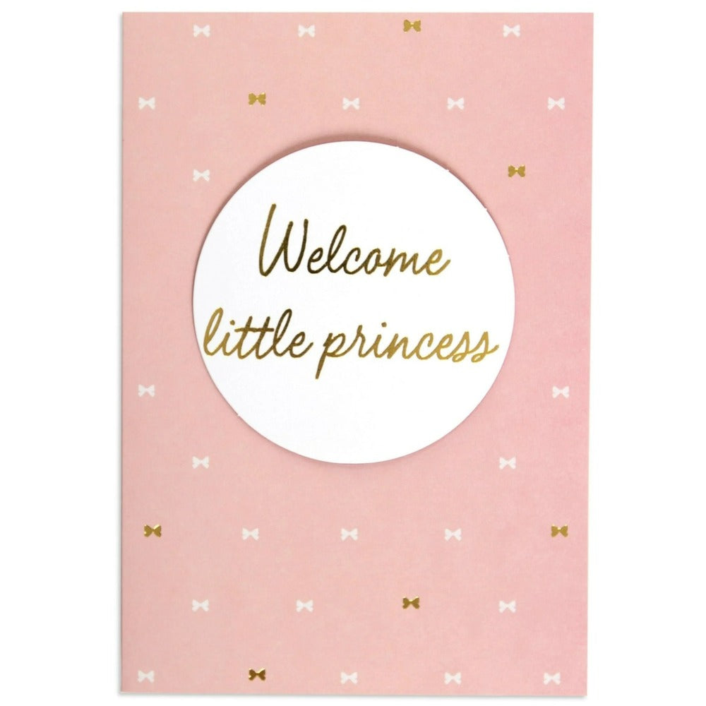 Hallmark Card - Welcome Little Princess Baby Card