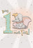 Hallmark Card - Disney Dumbo 1st Birthday Card