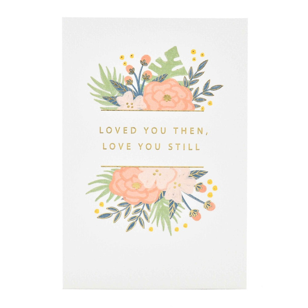 Hallmark Card - Signature Studio Floral Bouquets Anniversary Card